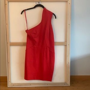 Cynthia Steffe one-shoulder cocktail dress. Size 4